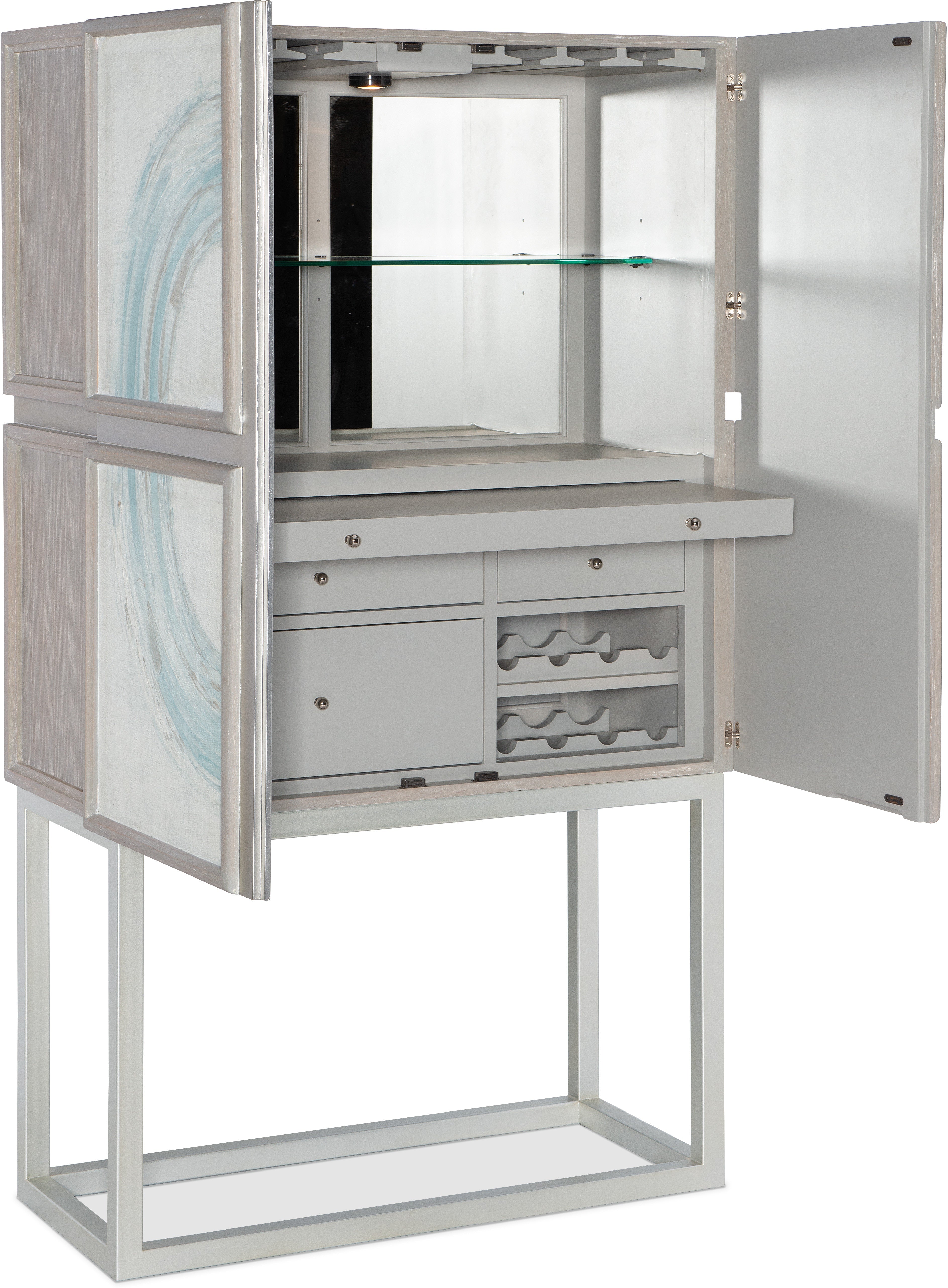 Hooker Furniture Casual Dining Melange Kandin Bar Cabinet