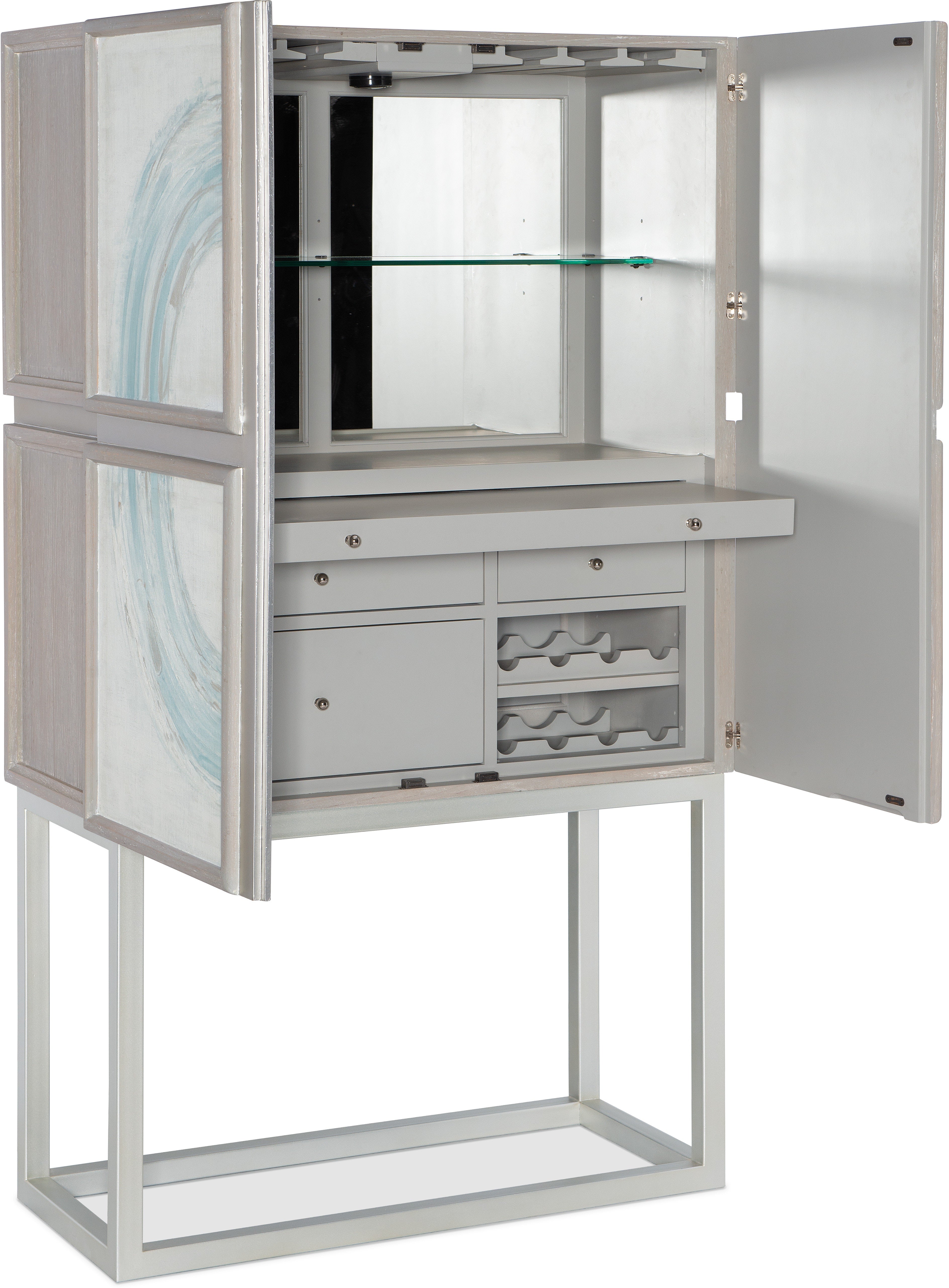 Hooker Furniture Casual Dining Melange Kandin Bar Cabinet