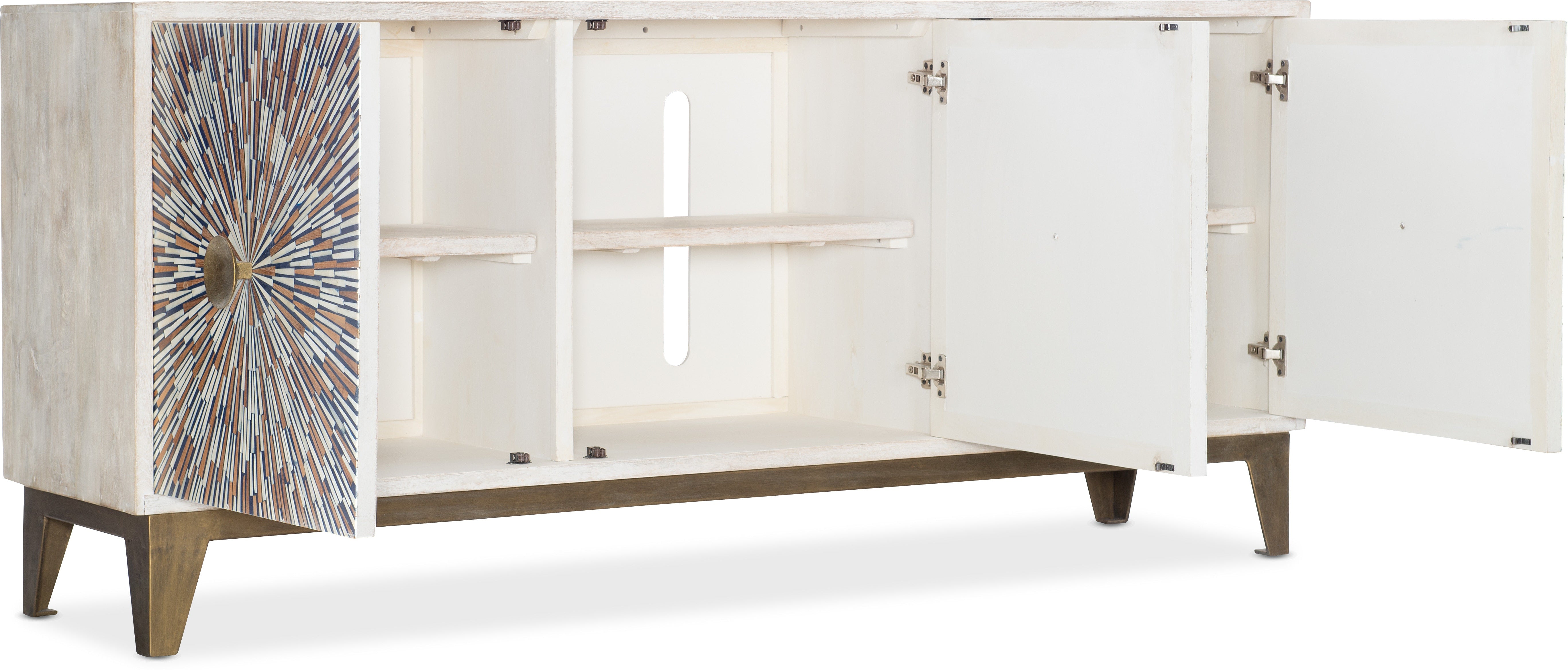 Hooker Furniture Home Entertainment Melange Liberty Entertainment Console