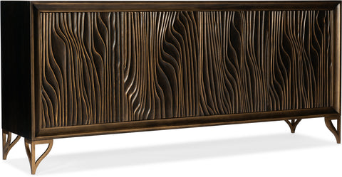 Hooker Furniture Home Entertainment Melange Mountgomery Four Door Credenza