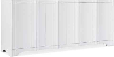 Hooker Furniture Home Entertainment Melange Corinth Four Door Entertainment Console