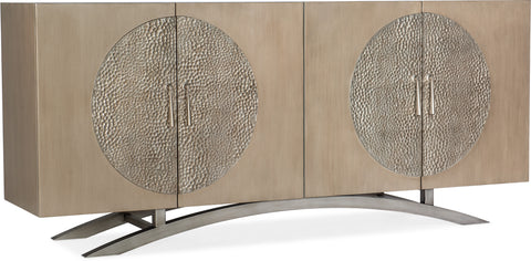 Hooker Furniture Home Entertainment Melange Nolita Four Door Entertainment Console