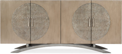 Hooker Furniture Home Entertainment Melange Nolita Four Door Entertainment Console