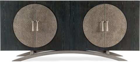 Hooker Furniture Home Entertainment Melange Nolita Four Door Entertainment Console