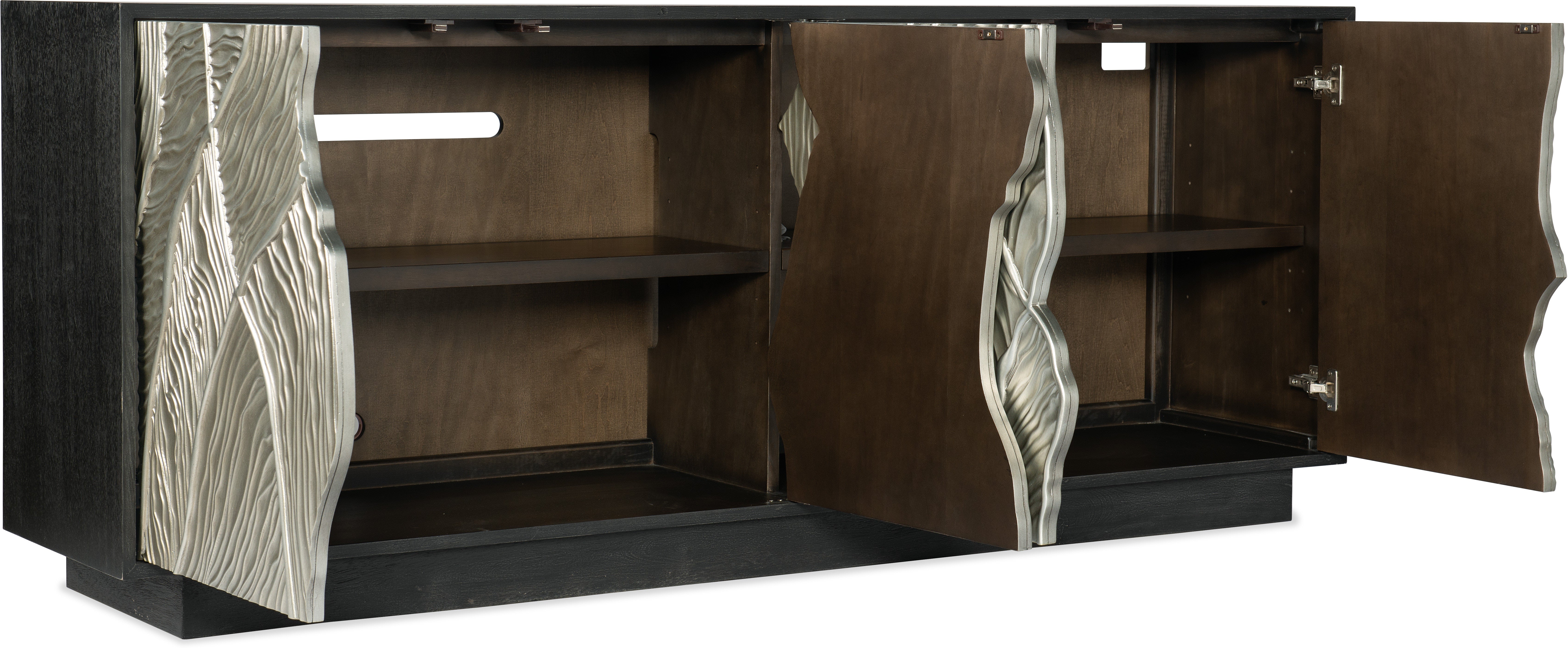Hooker Furniture Home Entertainment Melange Summit Gorge Entertainment Console