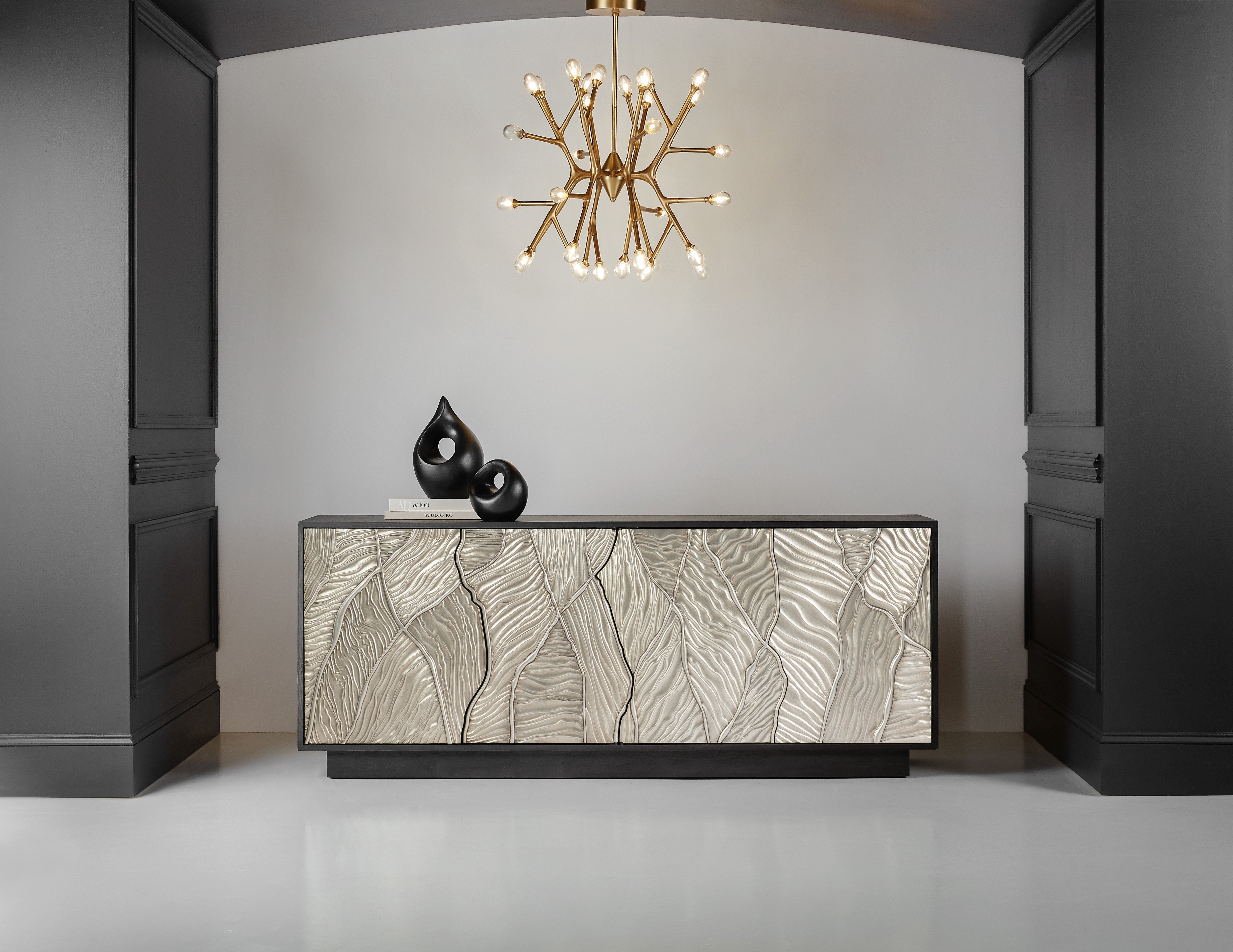 Hooker Furniture Home Entertainment Melange Summit Gorge Entertainment Console