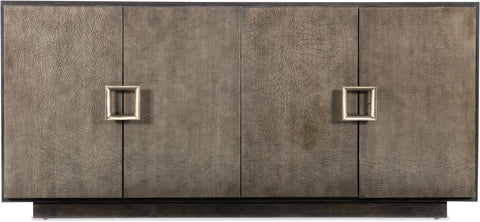 Hooker Furniture Home Entertainment Melange Asher Four Door Entertainment Credenza