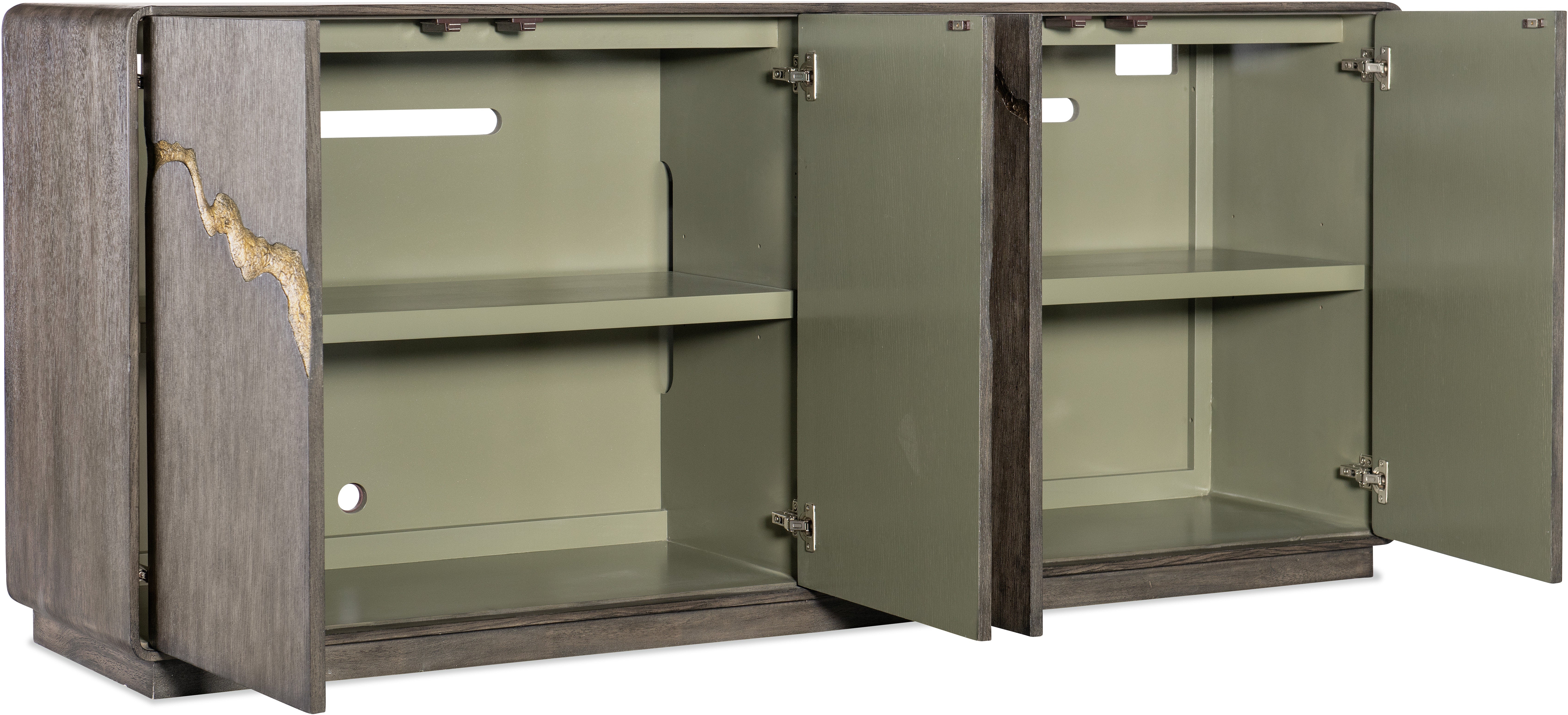 Hooker Furniture Home Entertainment Melange Fissured Entertainment Credenza