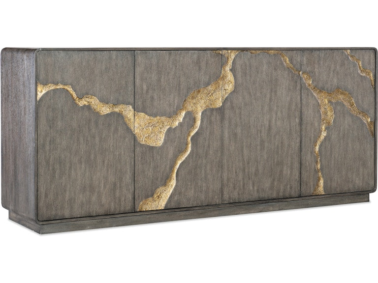 Hooker Furniture Home Entertainment Melange Fissured Entertainment Credenza