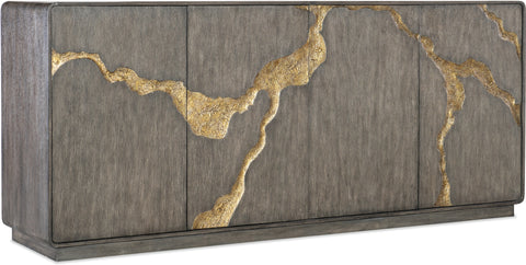 Hooker Furniture Home Entertainment Melange Fissured Entertainment Credenza