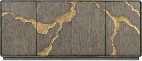 Hooker Furniture Home Entertainment Melange Fissured Entertainment Credenza