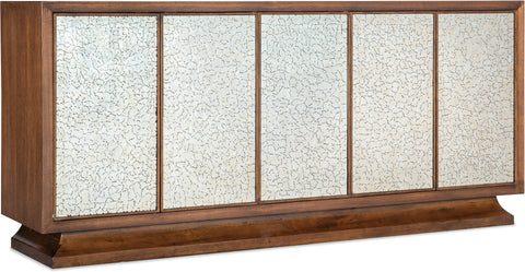 Hooker Furniture Home Entertainment Melange Lloyds Leopard Entertainment Credenza