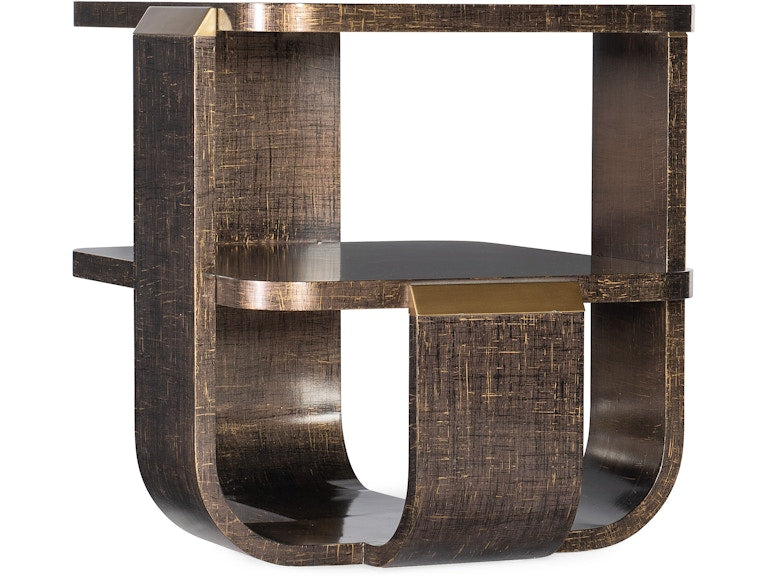 Hooker Furniture Living Room Melange Edmun Side Table