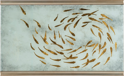 Hooker Furniture Living Room Melange Koi Rectangle Cocktail Table