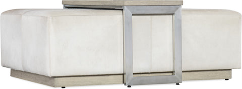 Hooker Furniture Living Room Melange Bridged Cocktail Table