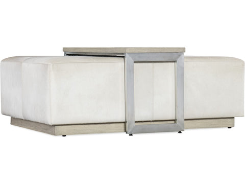 Hooker Furniture Living Room Melange Bridged Cocktail Table