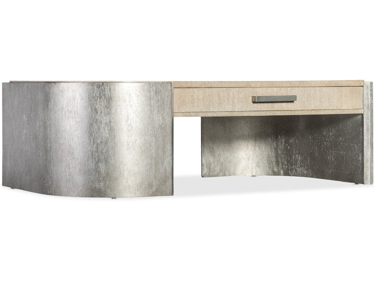 Hooker Furniture Living Room Melange Silverfrost Cocktail Table