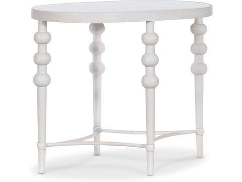 Hooker Furniture Living Room Melange On the Bright Side Oval End Table