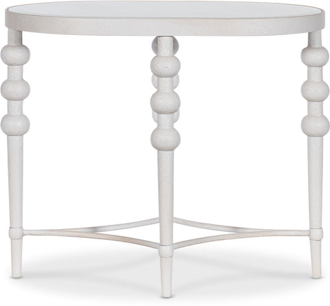 Hooker Furniture Living Room Melange On the Bright Side Oval End Table
