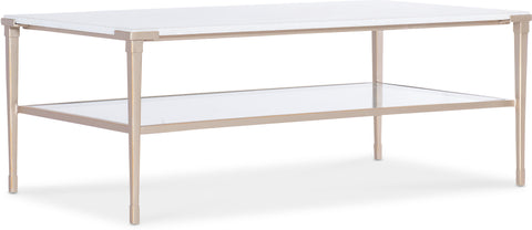 Hooker Furniture Living Room Melange Jen Cocktail Table