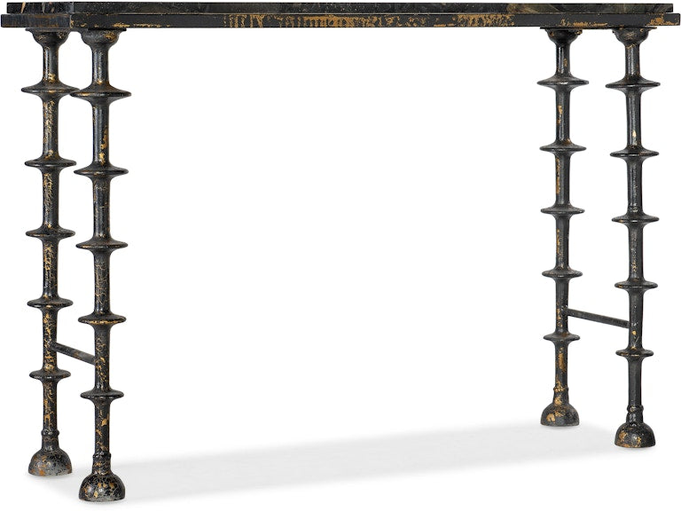 Hooker Furniture Living Room Melange Darcie Stone Top Hall Console