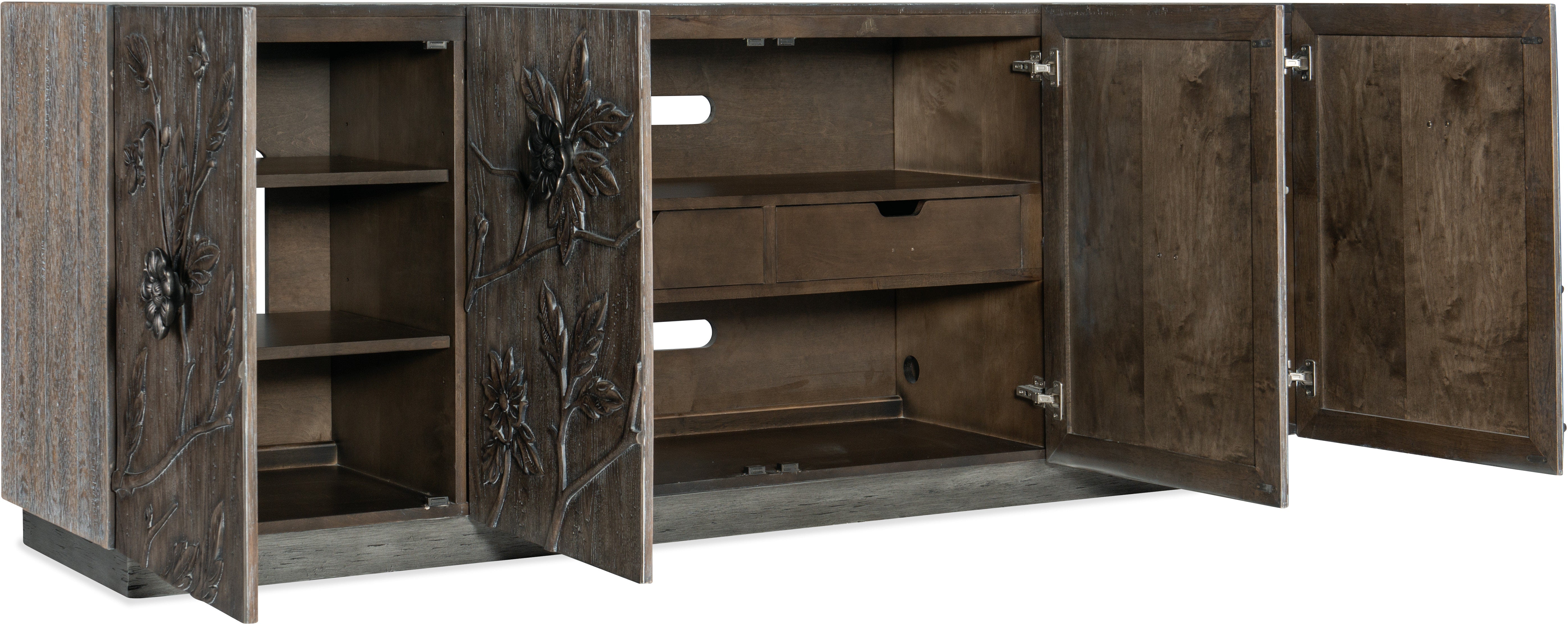 Hooker Furniture Living Room Melange Florence Four Door Credenza