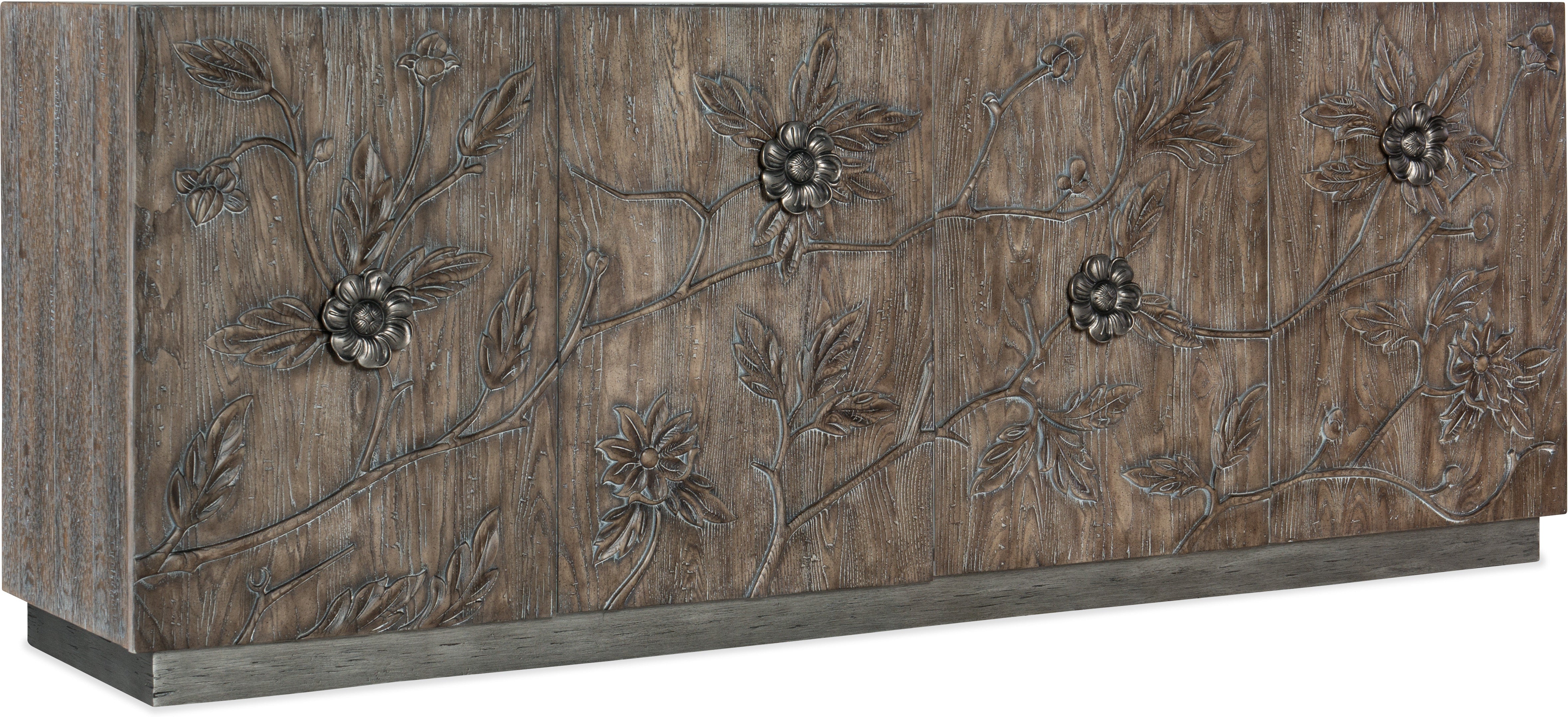 Hooker Furniture Living Room Melange Florence Four Door Credenza