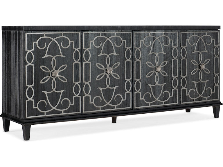 Hooker Furniture Living Room Melange Madeline Four Door Credenza