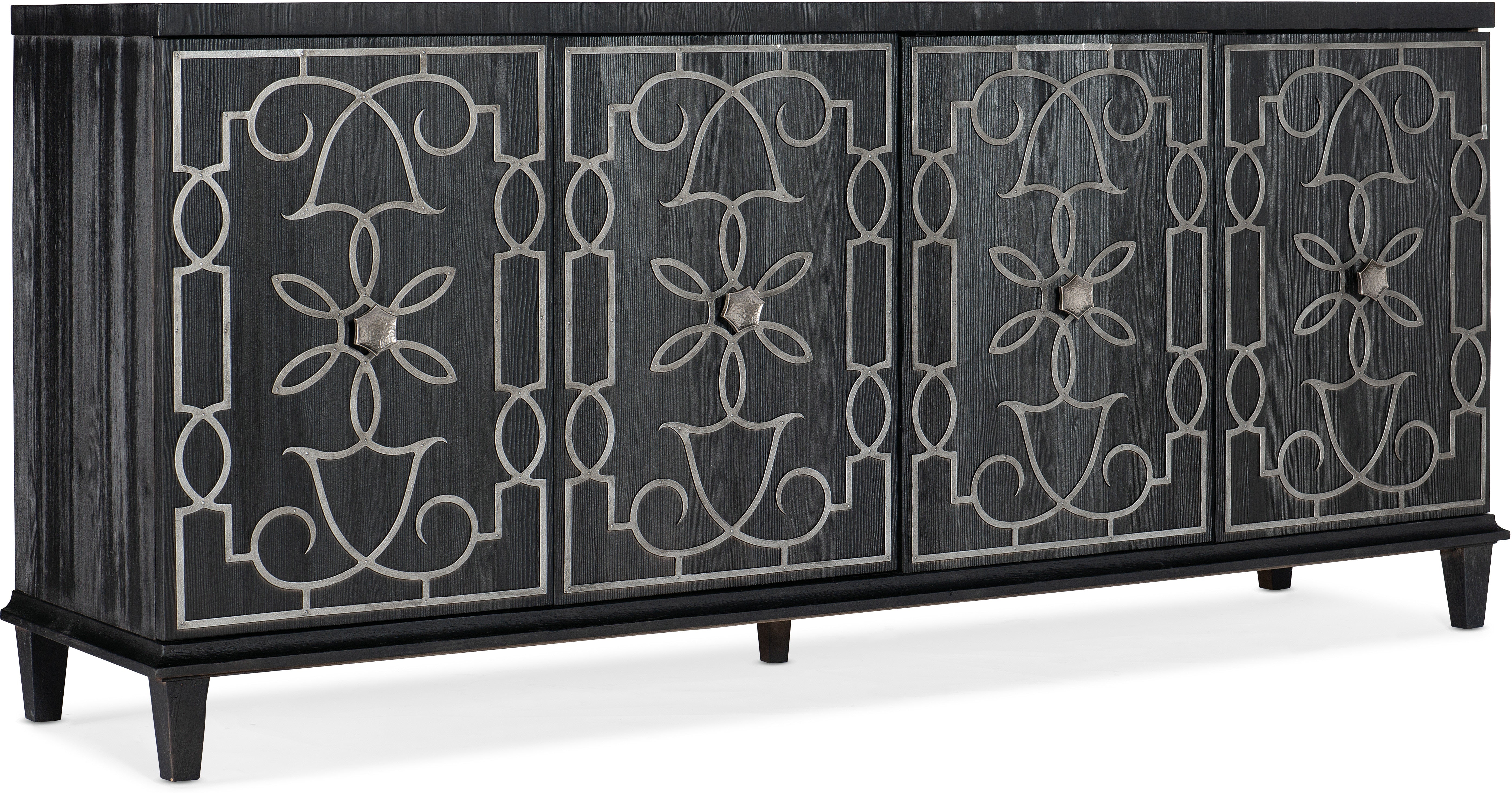 Hooker Furniture Living Room Melange Madeline Four Door Credenza