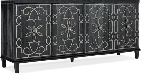 Hooker Furniture Living Room Melange Madeline Four Door Credenza