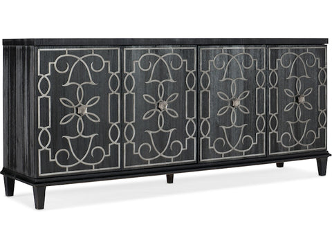 Hooker Furniture Living Room Melange Madeline Four Door Credenza
