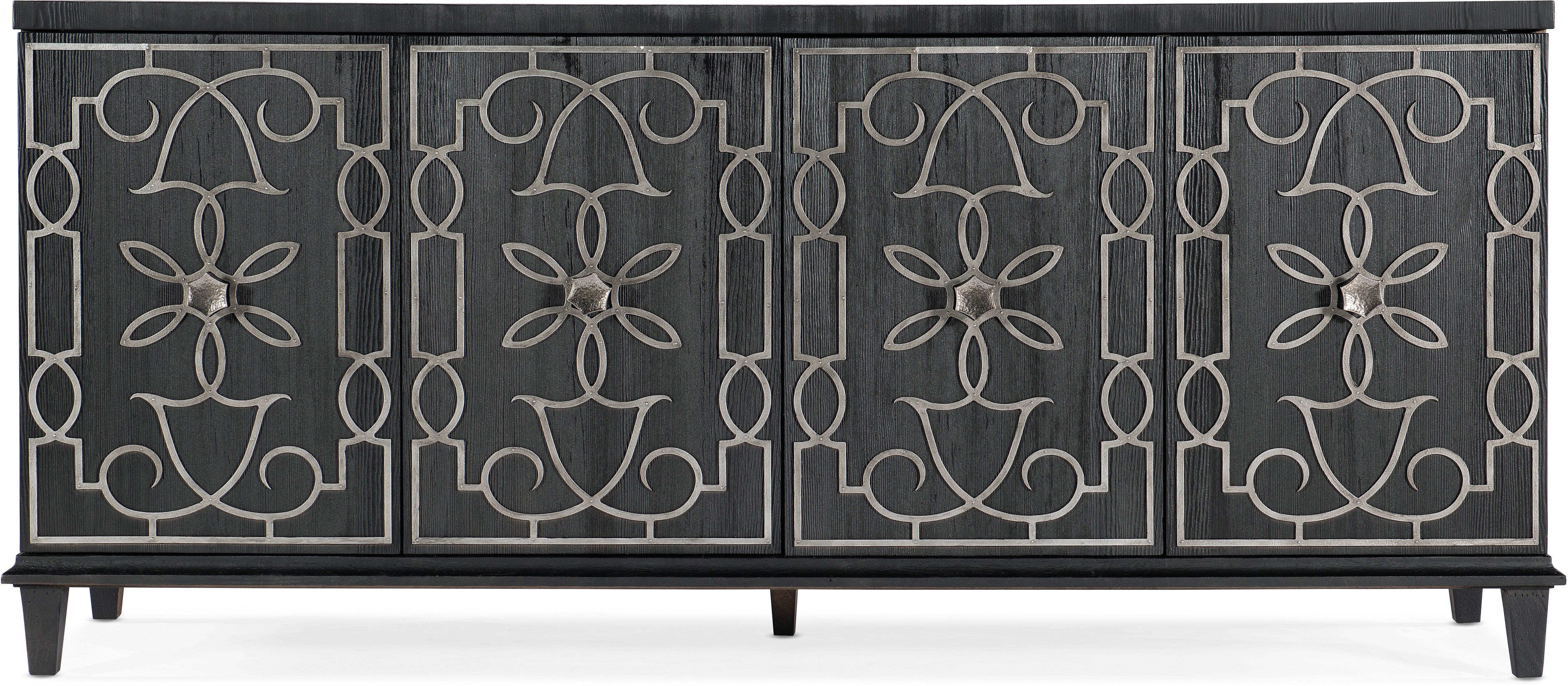 Hooker Furniture Living Room Melange Madeline Four Door Credenza