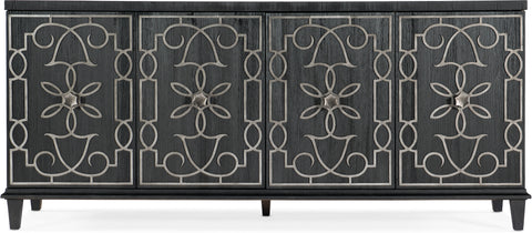 Hooker Furniture Living Room Melange Madeline Four Door Credenza