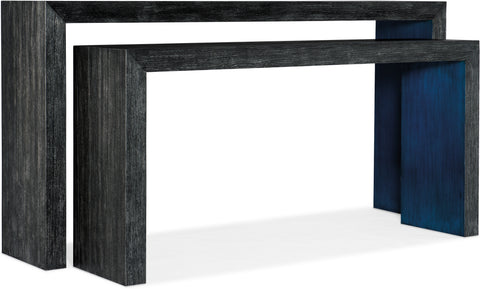 Hooker Furniture Living Room Melange Halen Nesting Sofa Tables