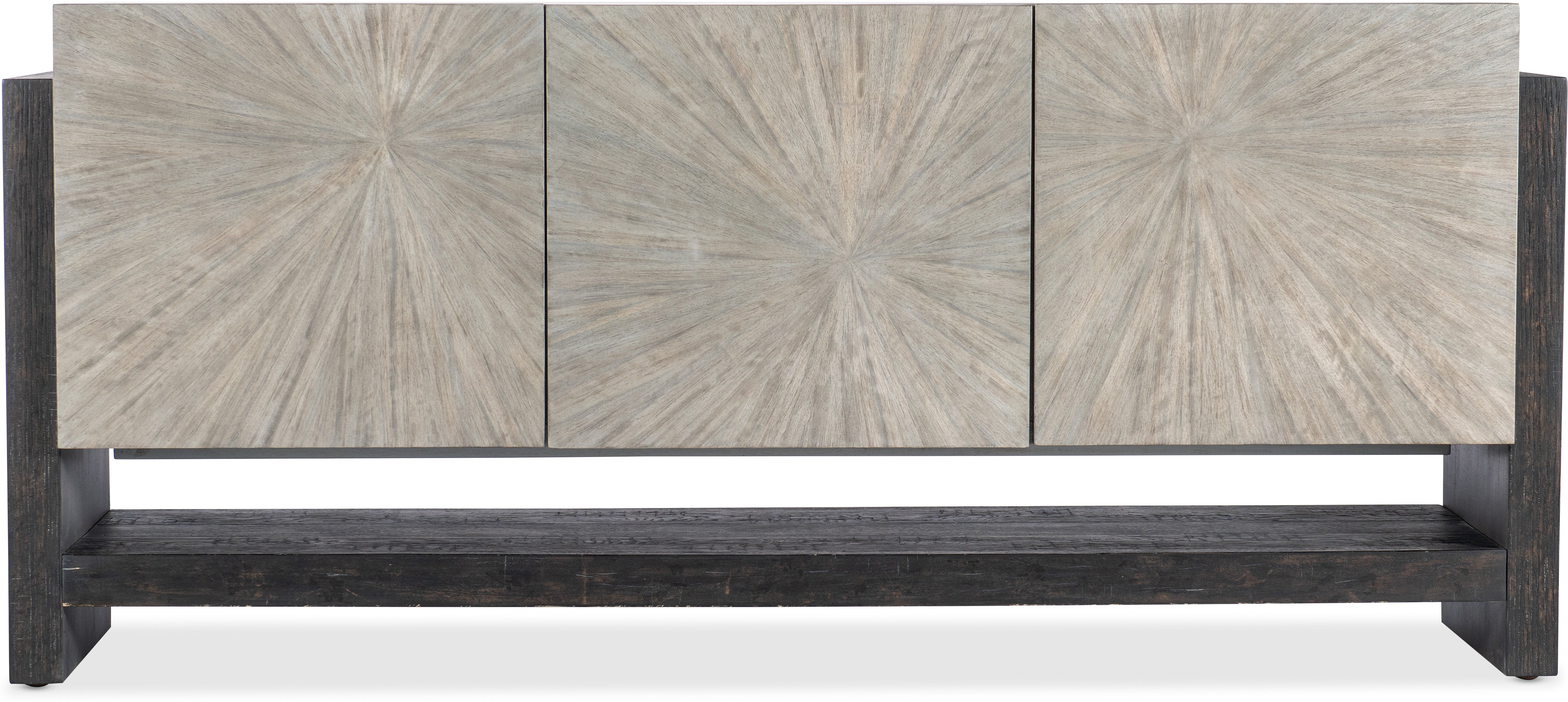 Hooker Furniture Living Room Melange Ground Perspective Credenza