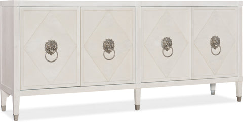 Hooker Furniture Living Room Melange Leo Four Door Credenza