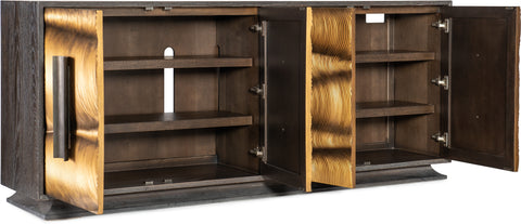 Hooker Furniture Living Room Melange Swaley Four Door Credenza