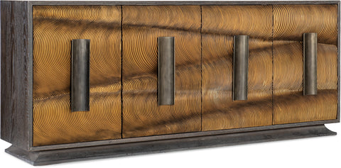Hooker Furniture Living Room Melange Swaley Four Door Credenza