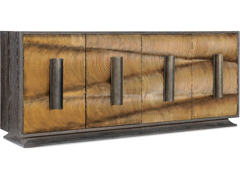 Hooker Furniture Living Room Melange Swaley Four Door Credenza