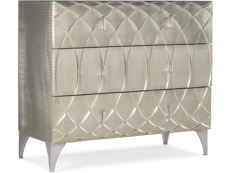 Hooker Furniture Living Room Melange Mathilda Three Drawer Chest