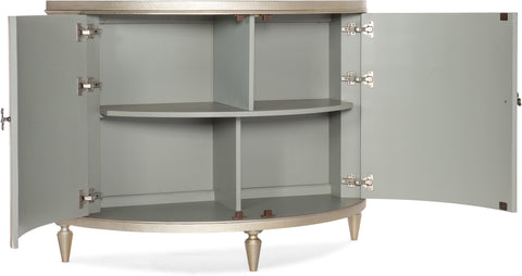 Hooker Furniture Living Room Melange Marguerite Two Door Demilune Chest