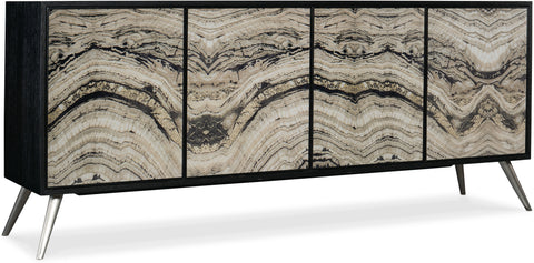 Hooker Furniture Living Room Melange Rockee Four Door Credenza