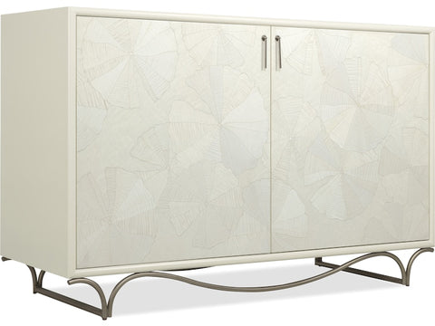Hooker Furniture Living Room Melange White Lotus Hall Chest