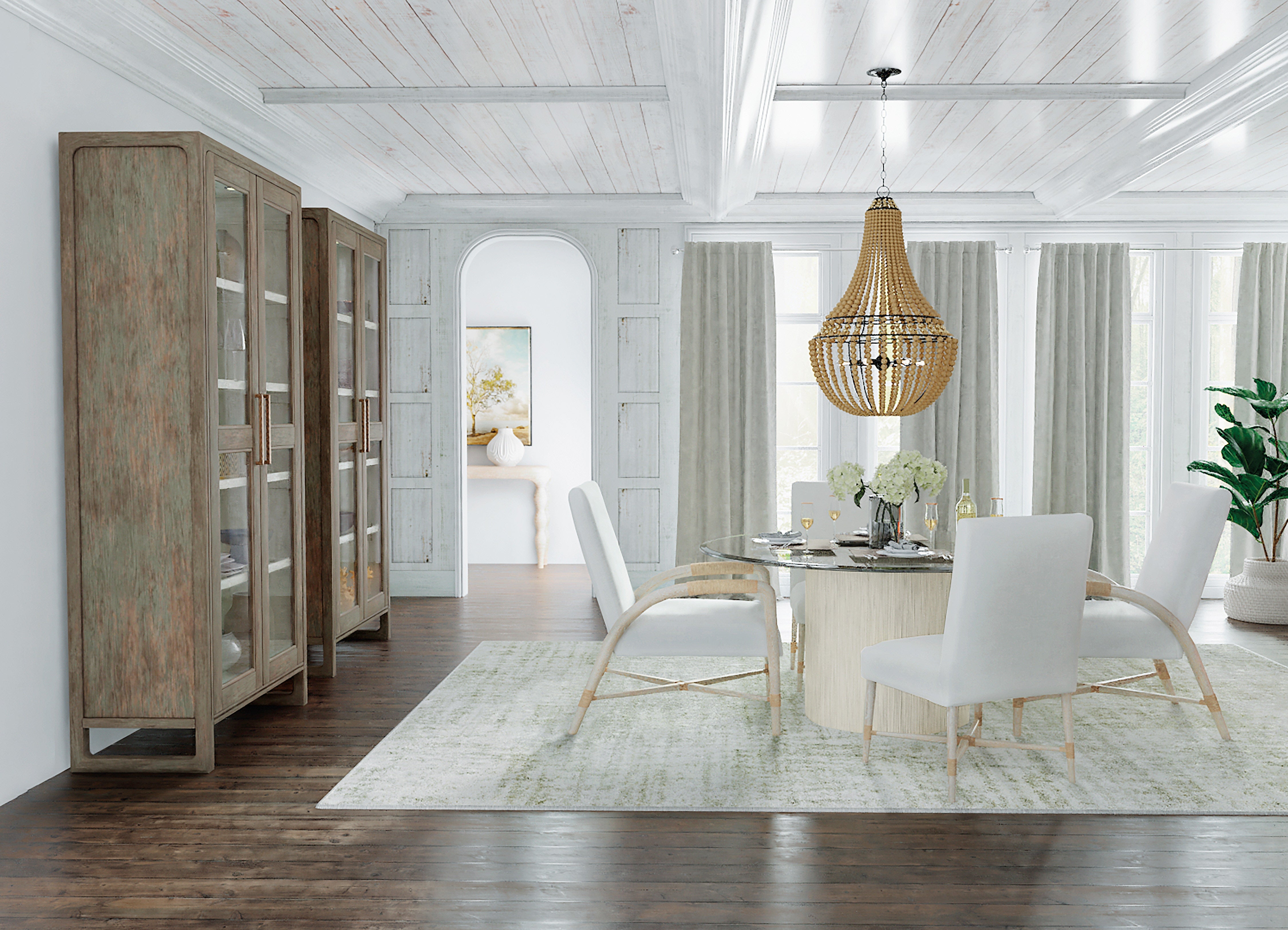 Hooker Furniture Casual Dining Serenity Sanderling Display Cabinet