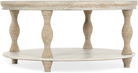 Hooker Furniture Living Room Serenity Bahari Round Cocktail Table
