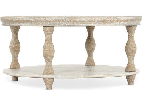 Hooker Furniture Living Room Serenity Bahari Round Cocktail Table