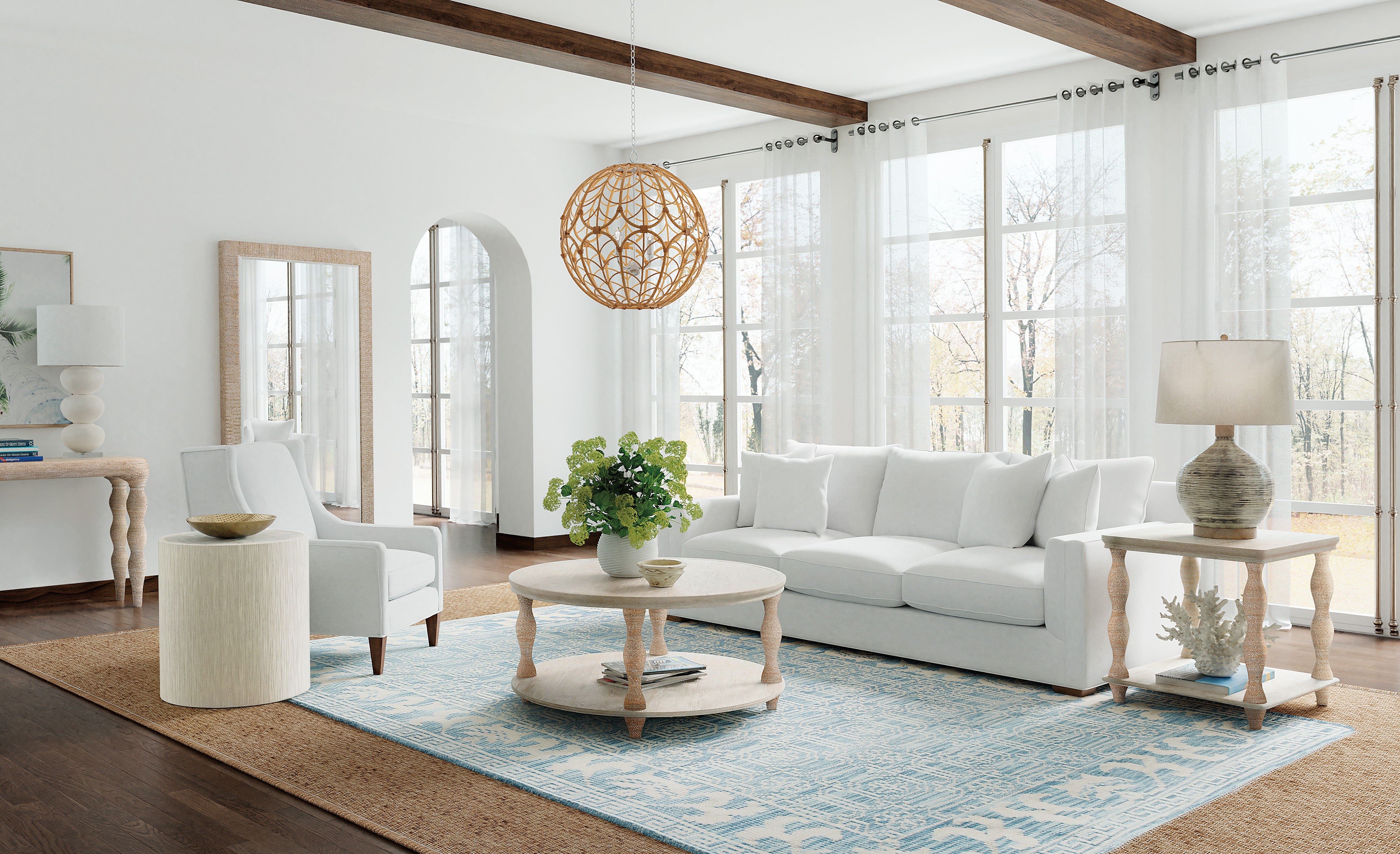 Hooker Furniture Living Room Serenity Bahari Lamp Table