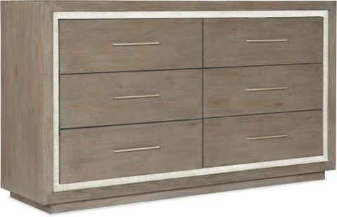 Hooker Furniture Bedroom Serenity Mainstay Six Drawer Dresser