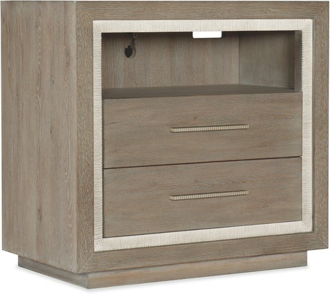 Hooker Furniture Bedroom Serenity Balboa Two Drawer Nightstand