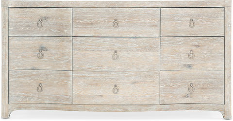 Hooker Furniture Bedroom Serenity Harbour Nine Drawer Dresser